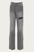 Vintage Cut Denim Pants In Grey