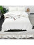 White Rustic Ruffle Duvet Set