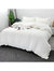 White Rustic Ruffle Duvet Set