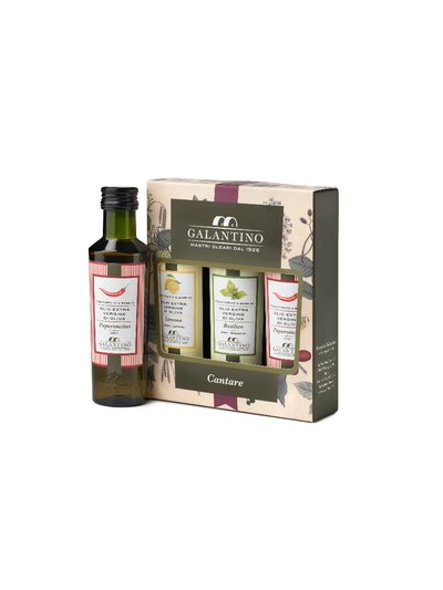 Zia Pia Frantoio Galantino Cantare Extra Virgin Olive Oil Gift Set product