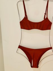 Alight Corset Bikini - Terracotta