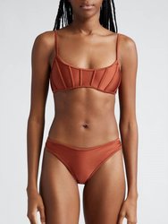 Alight Corset Two Piece Bikini - Terracotta