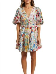 Clover Mini Dress - Spliced Multi Floral