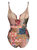 Devi Plunge V-Wire One-Piece - Patch Paisley