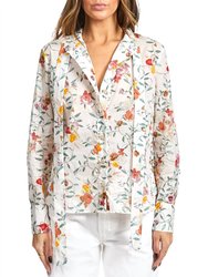 Floral Motif Shirt - Elvi