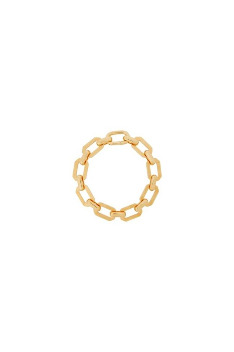 Graphic Chain Bracelet - Gold