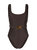 Laurel Scoop Buckle 1Pc - Brown