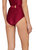 Lexi Bandeau Swimsuit In Ruby