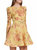 Matchmaker Floral Mini Dress In Yellow Hibiscus - Yellow Hibiscus