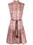 Moonshine Tied Mini Dress - Pink Snake