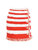 Postcard Striped Skirt - Red Stripe