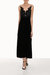 Sensory Velvet Slip Dress (Final Sale) - Black