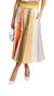Stripe Midi Skirt In Multi