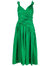 Tiggy Bow Midi Dress - Green