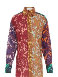 Tiggy Spliced Shirt - Spliced Paisley