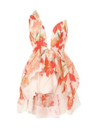 Tranquility Draped Bodice - Red Lilly