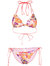 Violet Knotted Bikini Mustard Multi Floral - Multicolor