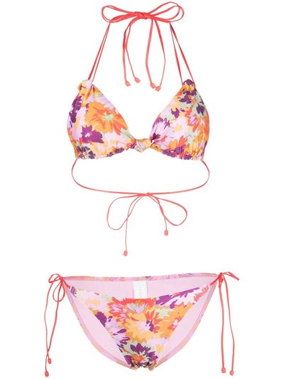 ZIMMERMANN Violet Knotted Tie Straps Two Piece Bikini Swimsuit product