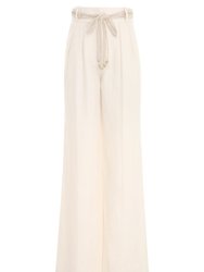 Vitali Wide Leg Pant - Cream