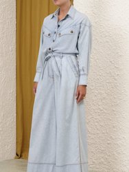 Wide Leg Denim Pant