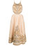 Women's Devi Halter Tie Midi Dress - Sage/Gold