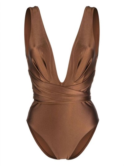 ZIMMERMANN Women's Raie Wrap Plunge One-Piece Swimsuit product