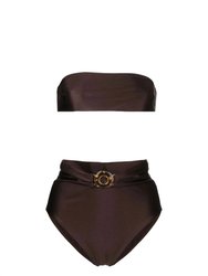 Women'S Tiggy Circle Link Two Piece Bikini Swimsuit