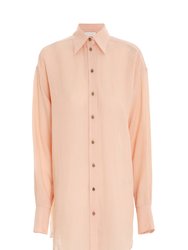 Wonderland Button Up Shirt (Final Sale) - Blush