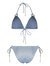 Zimmermann August Lurex Ring Tie Bikini Dusty Blue