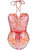 Zimmermann Violet Ruched Halter 1Pc Coral Floral - Coral Floral