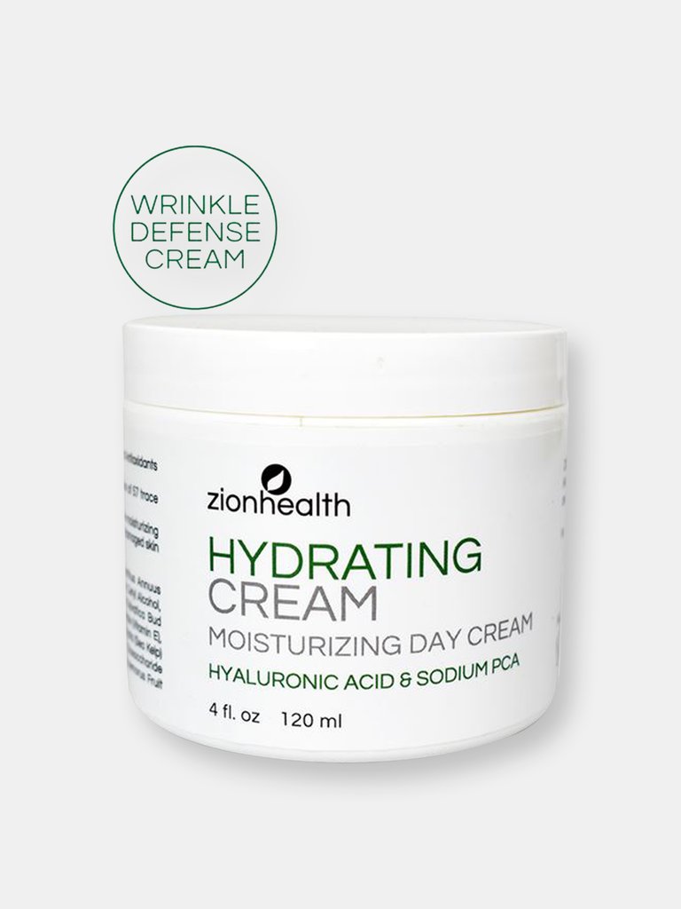 Hydrating Cream Moisturizing Day Cream - Hyaluronic Acid & PCA 4oz.